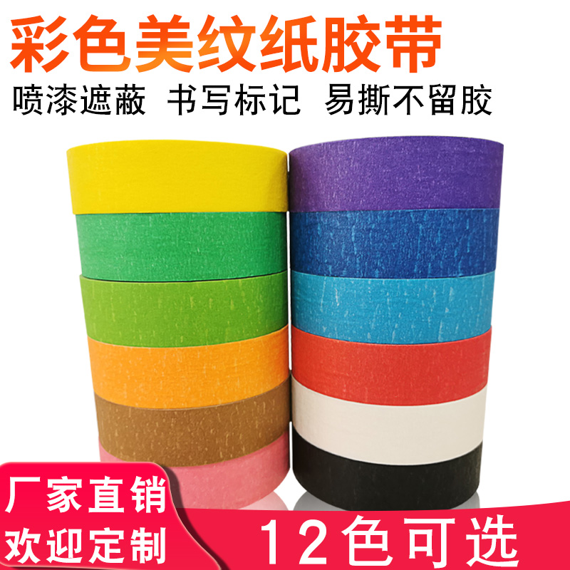 彩色美紋紙膠帶是汽車噴漆專用的必備用品嗎？